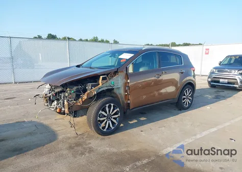 2017 Kia Sportage Ex из США, поврежденный, VIN KNDPNCACXH7112494